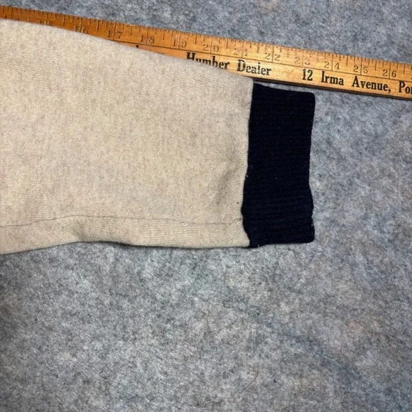 Patagonia Mens M Beige Oatmeal Woolie Fleece Pullover 1/2 Zip Jacket 26905 Gorp - Picture 5 of 10